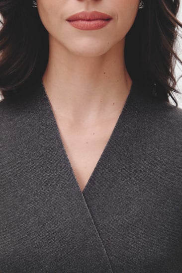 كارديغان بونشو بنقوش مقلمة