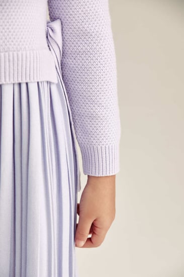 فستان بتصميم قطعتين بأربطة