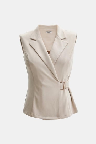 جاكيت شامواة بلا أكمام