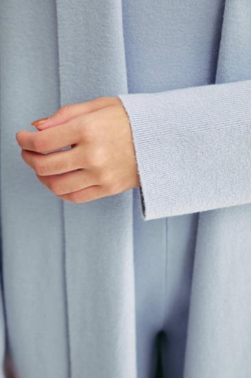 كارديغان محبوك بقصة مفتوحة