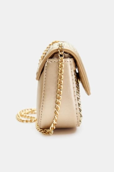 حقيبة كروس منسوجة صغيرة