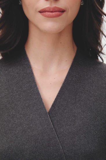 كارديغان بونشو بنقوش مقلمة