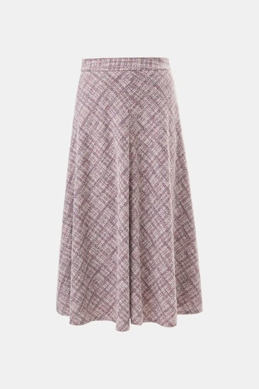 تنورة تويد بقصة كلوش