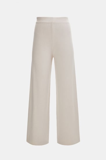 بنطلون محبوك بأرجل واسعة