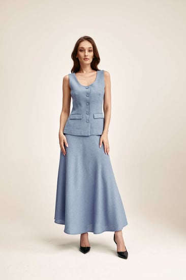 تنورة بقصة كلوش