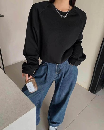 ‎ هودي نسائي الفي اند كو بتصميم مميز بلون أسود