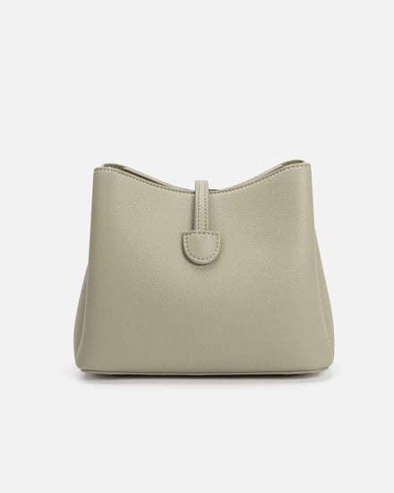 شنطة نسائية الفي اند كو من الجلد بلون أخضر فاتح