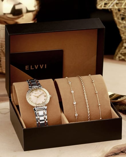 طقم هدايا نسائي إلڤي بتصميم كلاسيك