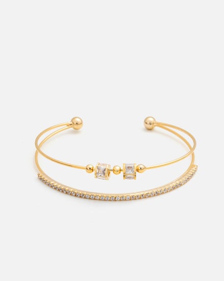  اسوارة نسائية بتصميم كلاسيك بلون ذهبي