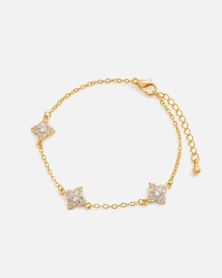 ‎ اسوارة نسائية بتصميم جذاب بلون ذهبي