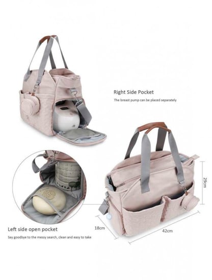 حقيبة مستلزمات اطفال موديل سمك اخضر