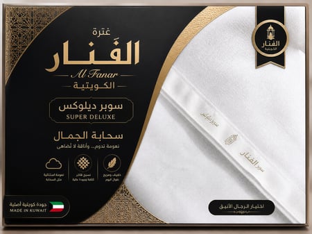 غترة الفنار الكويتية الأصلية سوبر ديلوكس
