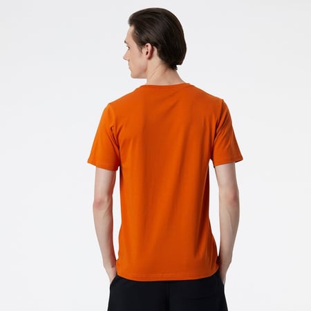 نيوبالانس أسنشلز ملابس تيشيرت الرجال - برتقالي