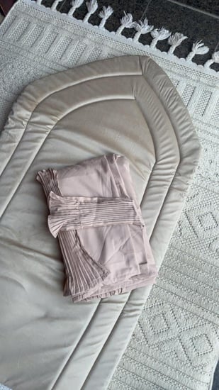 طقم صلاة + سجاد مع شرشف مرد ربطة