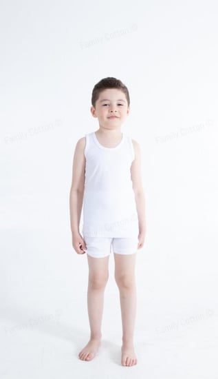 طقم ولادي داخلي علاقي - ملابس  داخلية  ولادي   قطن العائلة البسة قطنية