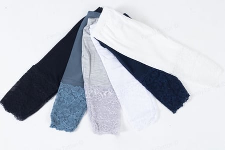 بارمودا بناتي ناعم دانتيل بألوان متعددة   ملبوسات قطن العائلة البسة