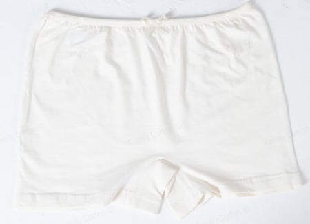 بوكسر نسائي ابيض ملبوسات قطن العائلة البسة قطنية