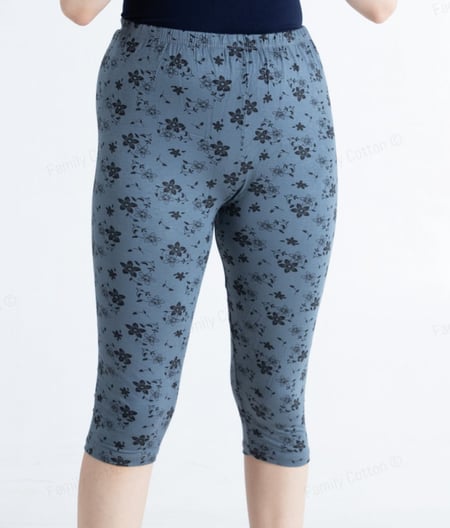 برمودا نسائي ناعم مطبع - قطن نسائي