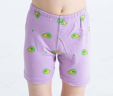شورت بناتي مطبع FRUIT - شورت قطن بناتي ملبوسات قطن العائلة البسة قطن