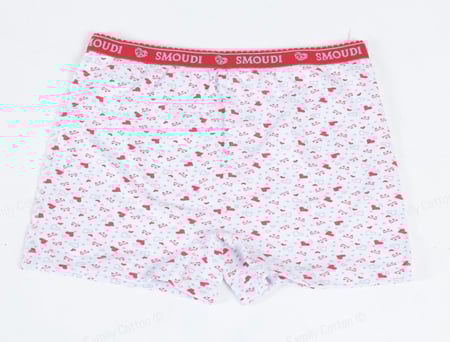 بوكسر نسائي مطبع بتصميم أنيق   ملبوسات قطن العائلة البسة قطنية