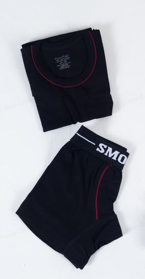 طقم ولادي داخلي علاقي اسود   ملبوسات قطن العائلة البسة قطنية