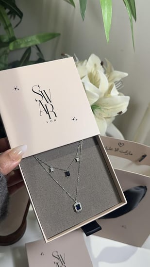 عقد تشوكر فضة 925