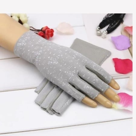 قفازات للحماية من الشمس مفتوح الاصابع