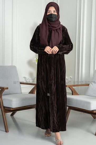 عباية شتوية مخمل