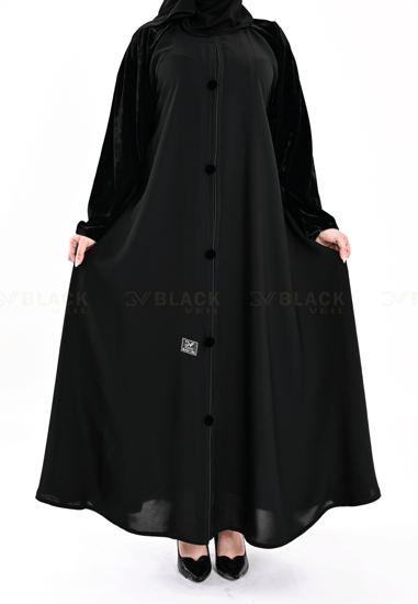 عباية كتف كم قطيفة