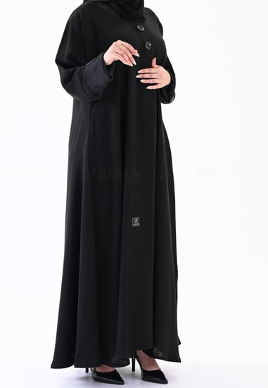 عباية دبل كلوش جيوب