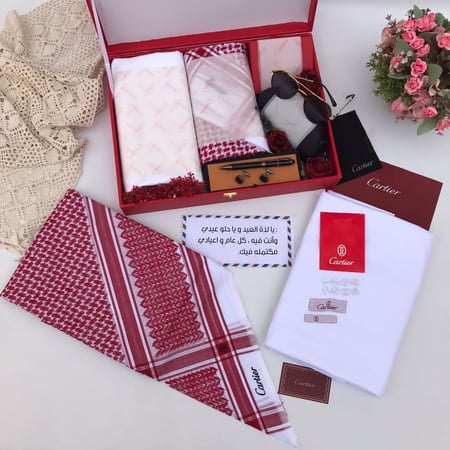 طقم رجالي ‍♂️ قماش  كارتير صيفي