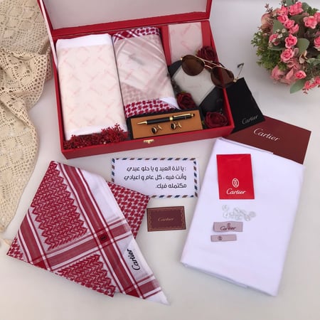 طقم رجالي ‍♂️ قماش  كارتير صيفي