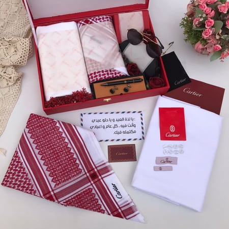 طقم رجالي ‍♂️ قماش  كارتير صيفي