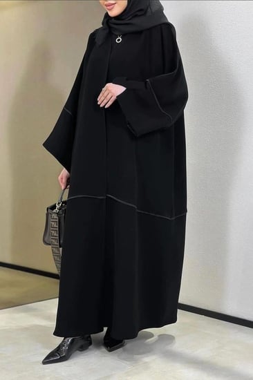 القماش كريب ملكي + طرحة