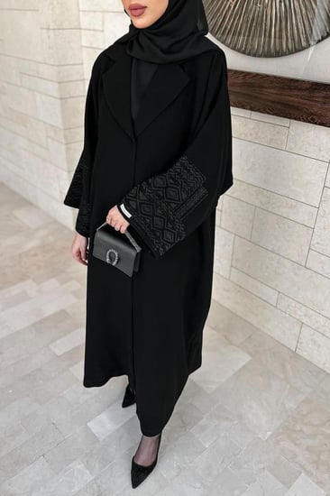 القماش كريب كوبا + طرحة