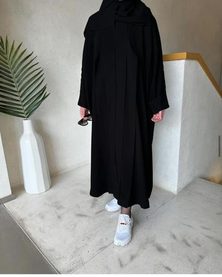 القماش كريب كوبا + مع طرحة