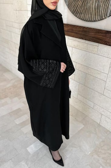 القماش كريب كوبا + طرحة