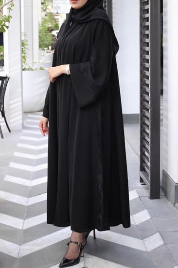 القماش كريب ملكي +طرحه