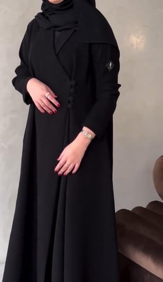 القماش كريب انترنت كوري +طرحة