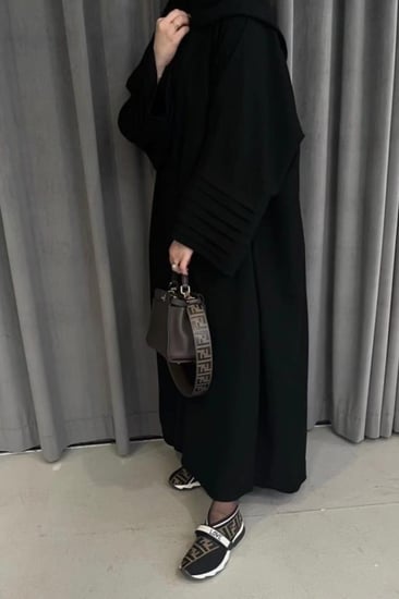 القماش كريب كوبا + طرحة