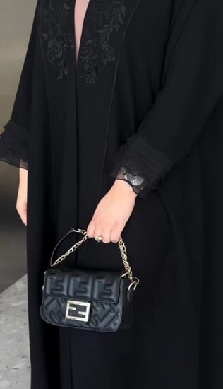 عباية تطريز كود العباية H8182