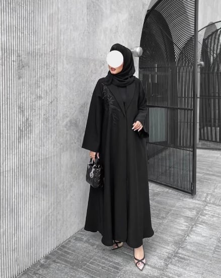 القماش كريب ملكي +طرحه