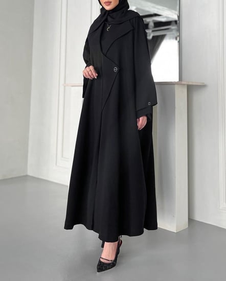 القماش كريب ملكي +طرحه