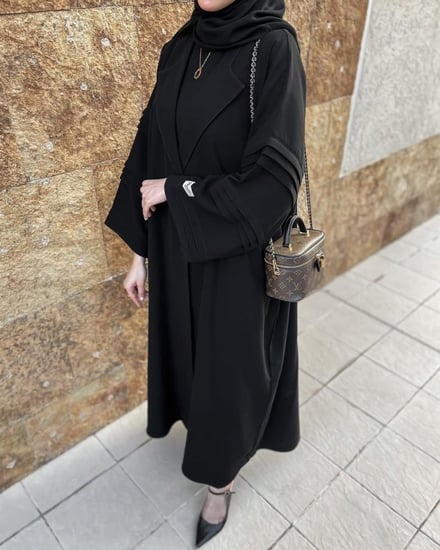 القماش كريب كوبا +طرحة