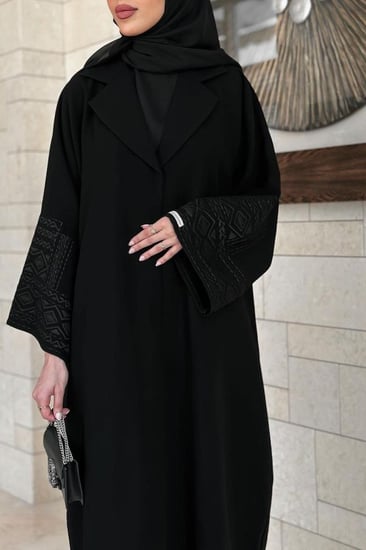 القماش كريب كوبا + طرحة