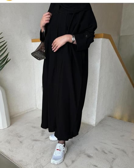 القماش كريب كوبا + مع طرحة
