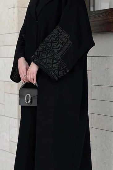 القماش كريب كوبا + طرحة