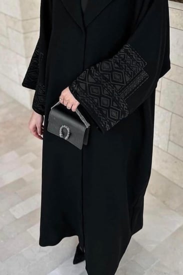 القماش كريب كوبا + طرحة