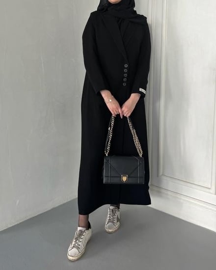 القماش كريب كوبا + طرحة