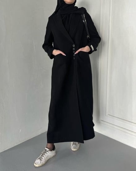 القماش كريب كوبا + طرحة